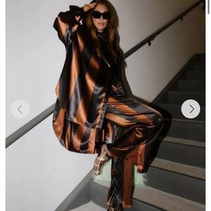 Dressed In Lala Satin Set